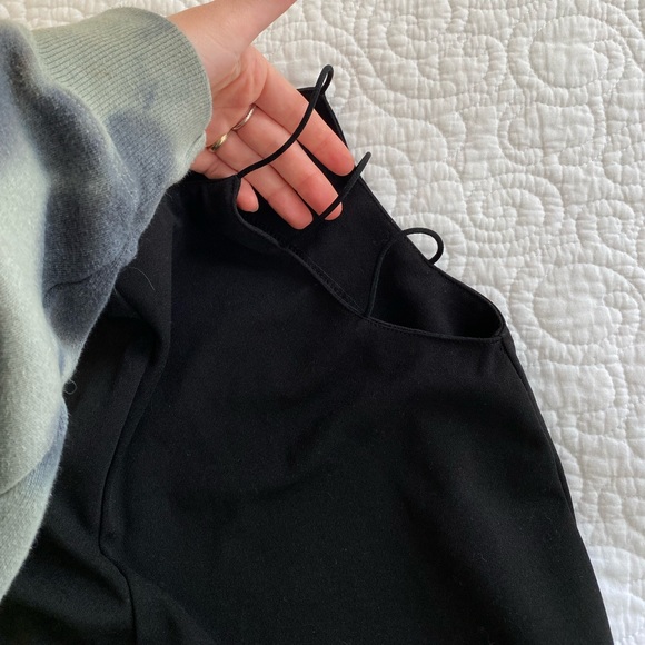 black cut out pants - Picture 2 of 4